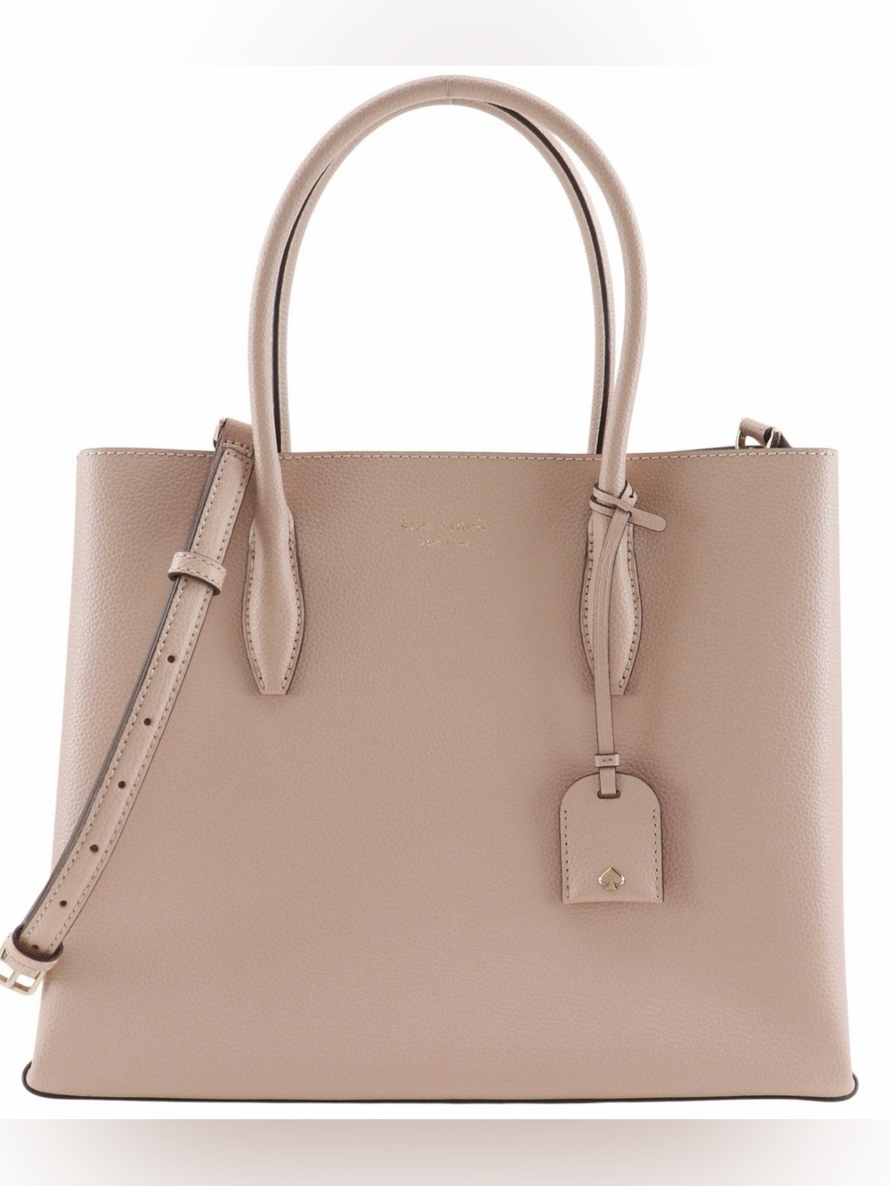 Kate Spade Eva Medium Satchel Tote Bag 2WAY  Pebble Leather